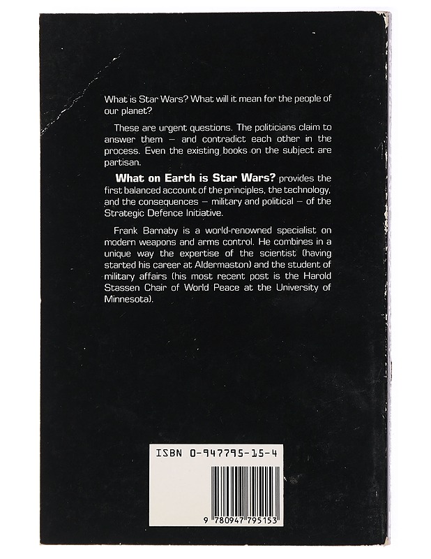 What on Earth is Star Wars? A Guide to the Strategic Initiative - Frank Barnaby - Historiakirjat - 10105433948 - 1