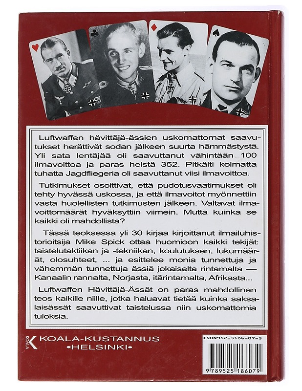 Luftwaffen hävittäjä-ässät - Mike Spick - Historiakirjat - 10105433946 - 1