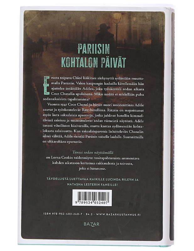 Tanssi sodan näyttämöllä - Cook, Lorna - Romaanit ja novellit - 10105433959 - 1