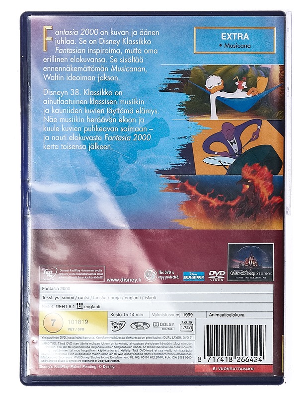 Fantasia 2000 - DVD - DVD-elokuvat - 10105433979 - 1