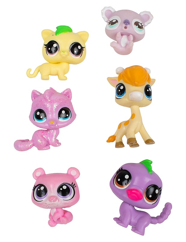 HASBRO Littlest Pet Shop figuureja, 6 kpl - Lasten lelut - 10105433981 - 0