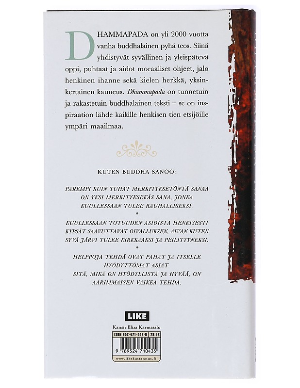 Dhammapada : totuuden tie - Lauri Porceddu - Tietokirjat ja oppaat - 10105433985 - 1