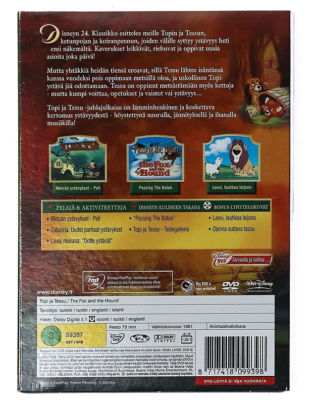 Topi ja Tessu - DVD - DVD-elokuvat - 10105434012 - 1