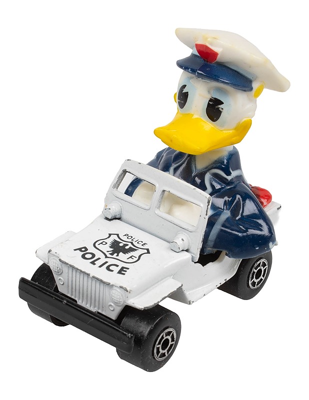 MATCHBOX Aku Ankka poliisijeeppi - Lasten lelut - 10105434063 - 0