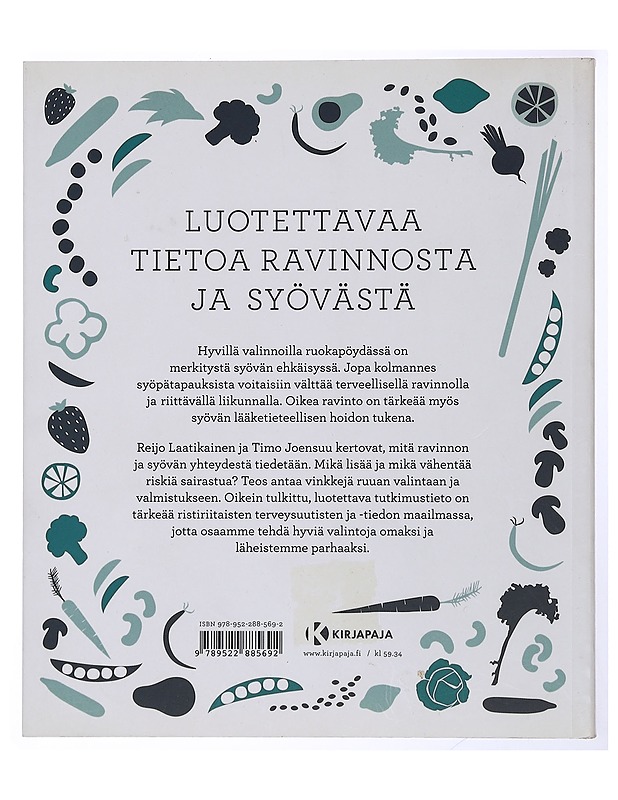 Syö hyvin, voi paremmin : ravinto syövän ehkäisyssä ja hoidon tukena - Laatikainen, Reijo - Tietokirjat ja oppaat - 10105434076 - 1