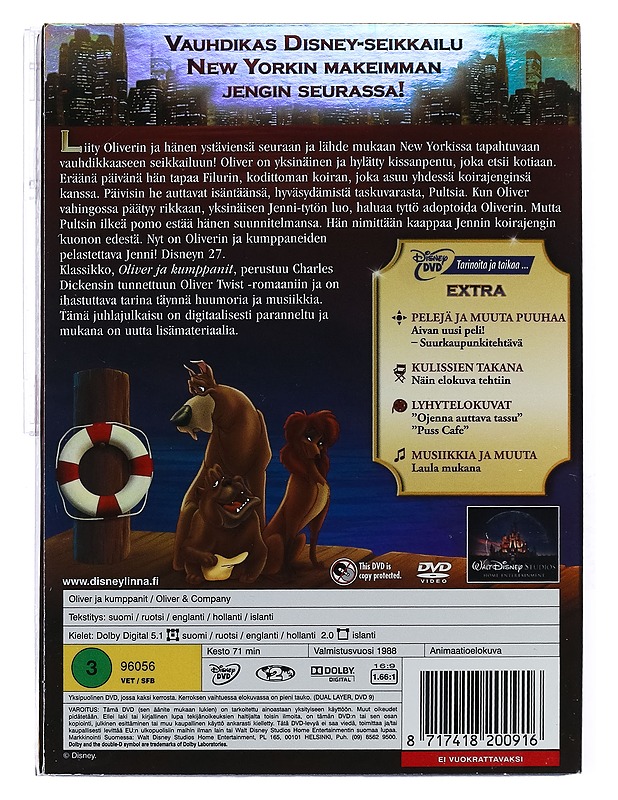 Oliver Ja Kumppanit - DVD - DVD-elokuvat - 10105434098 - 1