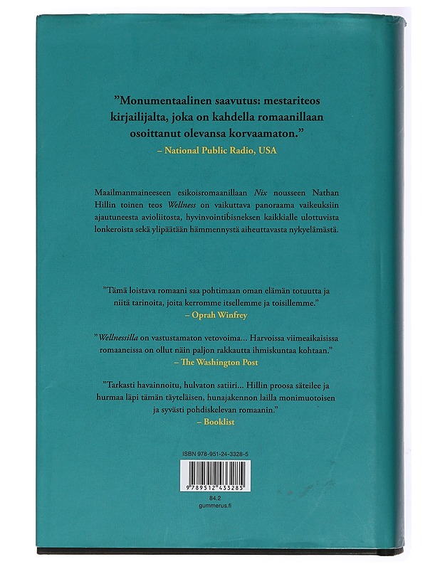 Wellness - Hill, Nathan - Romaanit ja novellit - 10105434110 - 1