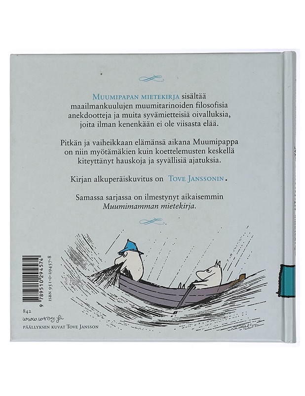 Muumipapan mietekirja - Jansson, Tove - Lastenkirjat - 10105434121 - 1