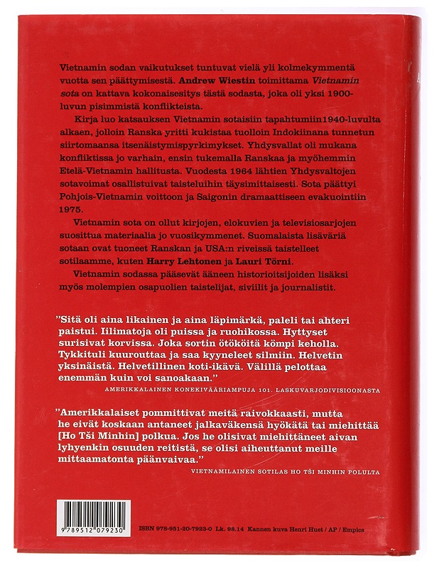 Vietnamin sota - Andrew Wiest - Tietokirjat ja oppaat - 10105434122 - 1