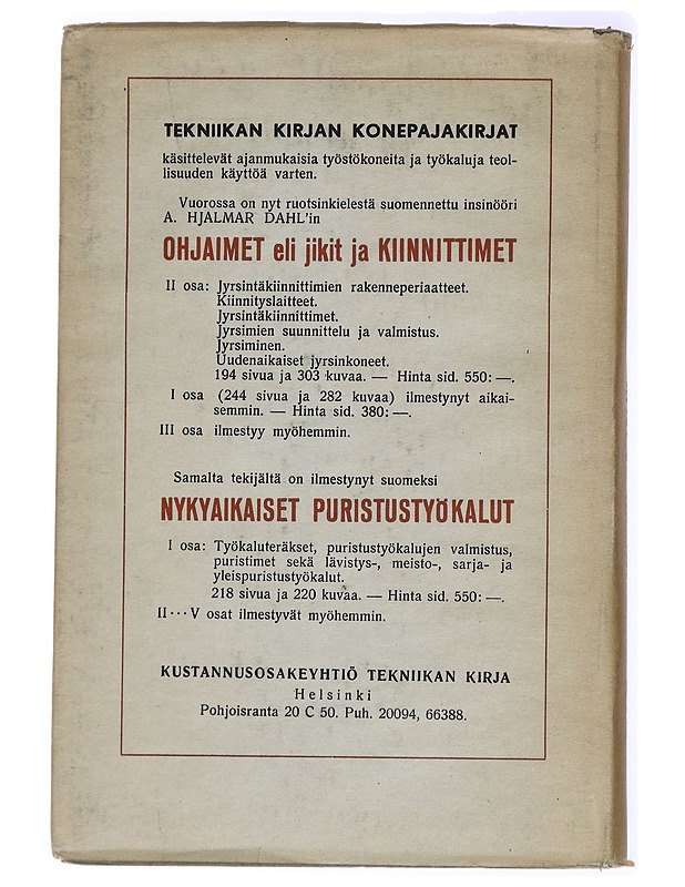 Ohjaimet eli jikit ja kiinnittimet. II osa - A. Hjalmar Dahl - Tietokirjat ja oppaat - 10105434163 - 1