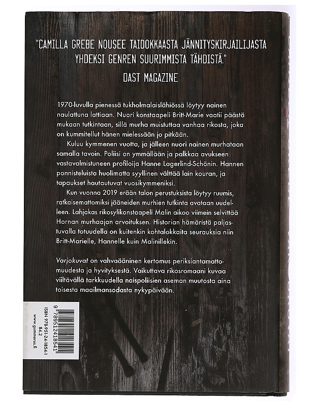 Varjokuvat - Grebe, Camilla - Jännitys ja dekkarit - 10105434160 - 1