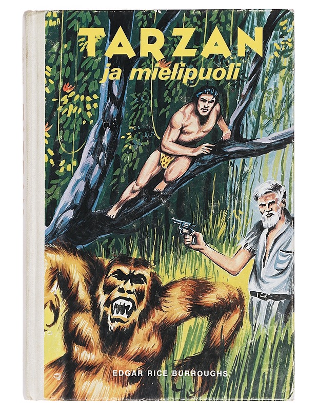 Tarzan ja mielipuoli - Burroughs, Edgar Rice - Nuorten kirjat - 10105434182 - 0