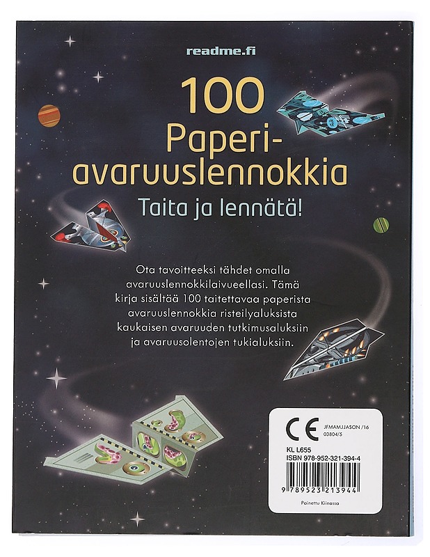 100 paperiavaruuslennokkia : Taita ja lennätä - Tudor, Andy - Tietokirjat ja oppaat - 10105434184 - 1