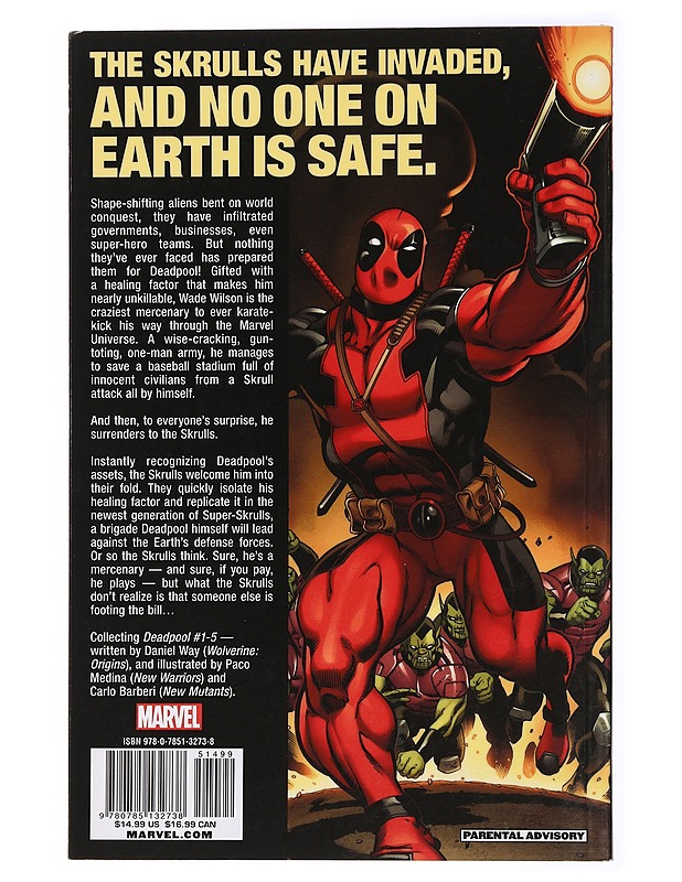 DEADPOOL : Secret Invasion vol 1 - Sarjakuvat - 10105434225 - 1