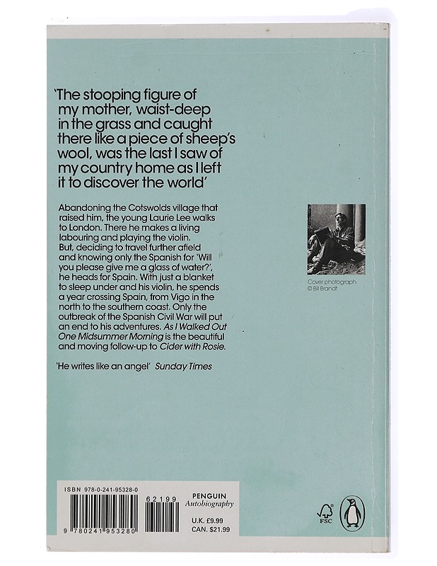 As I walked out one midsummer morning - Laurie Lee - Elämäkerrat ja muistelmat - 10105434299 - 1