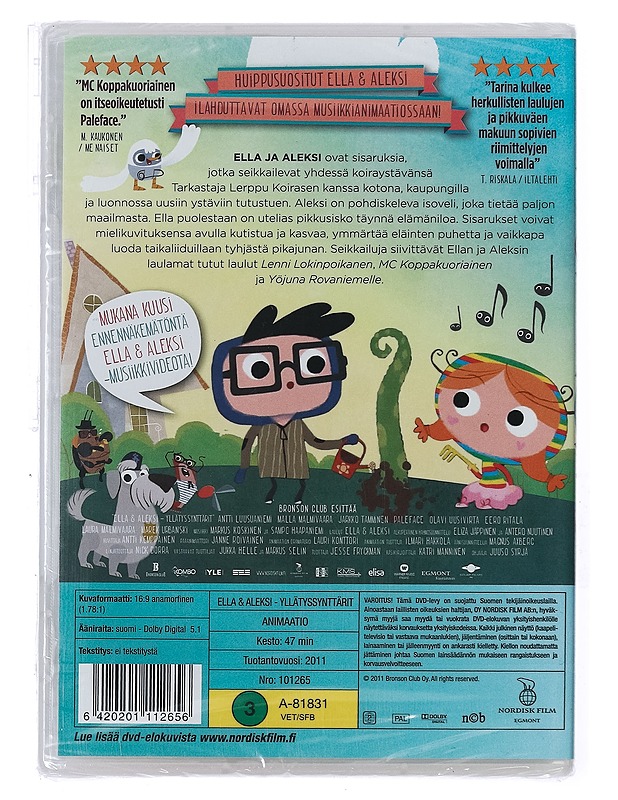 Ella Ja Aleksi-elokuva: yllätyssynttärit - DVD - DVD-elokuvat - 10105434321 - 1