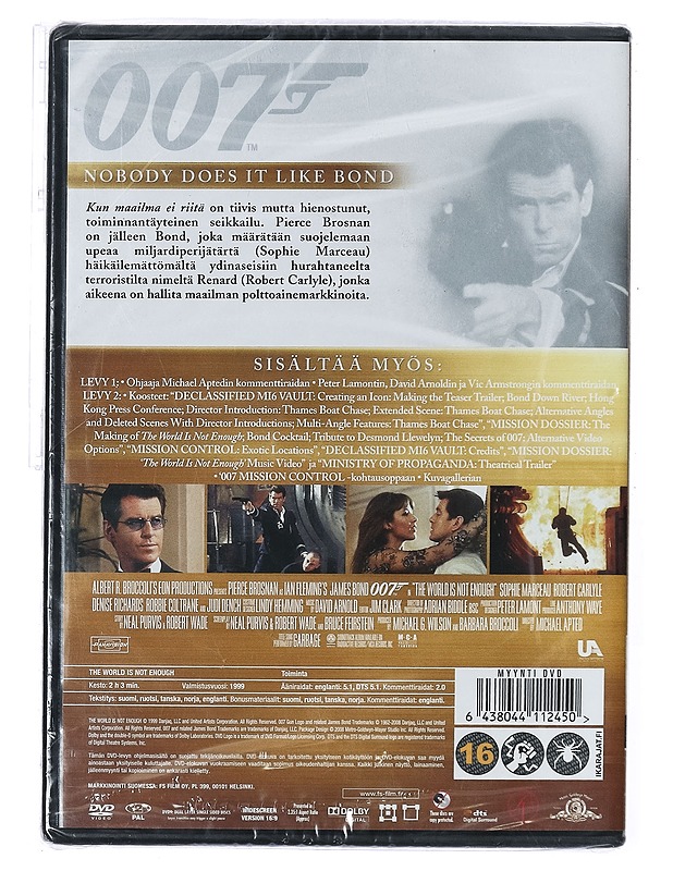 Kun Maailma Ei Riitä -DVD - DVD-elokuvat - 10105434341 - 1