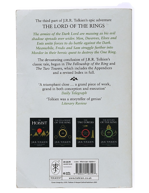 The Lord of the rings: The return of the king - J. R. R. Tolkien - Fantasia- ja scifi - 10105434344 - 1