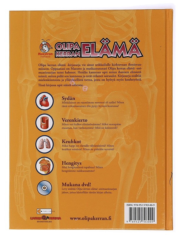 Olipa kerran elämä. 1, Sydän, verenkierto, keuhkot, hengitys - Barillé, Albert - Lastenkirjat - 10105434373 - 1