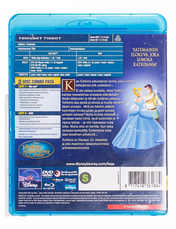 Tuhkimo - DVD - Blu-ray-levyt - 10105434426 - 1