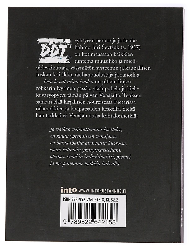 Joka kevät minä kuolen - Sevtsuk, Juri - Runot ja näytelmät - 10105434447 - 1