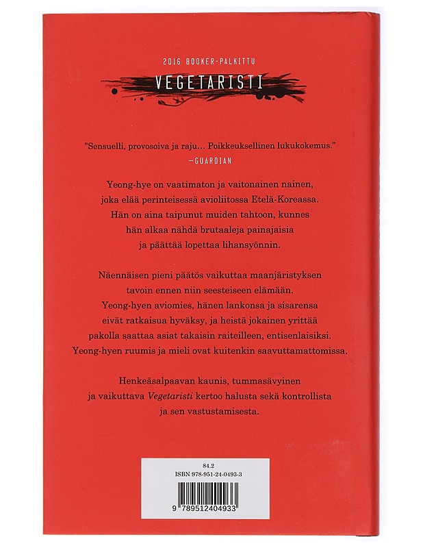 Vegetaristi - Han, Kang - Romaanit ja novellit - 10105434455 - 1