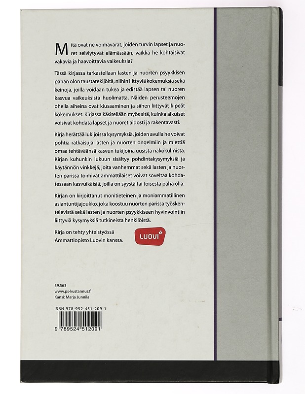 Mun on paha olla : näkökulmia lasten ja nuorten psyykkiseen hyvinvointiin - Lämsä, Anna-Liisa - Tietokirjat ja oppaat - 10105434490 - 1