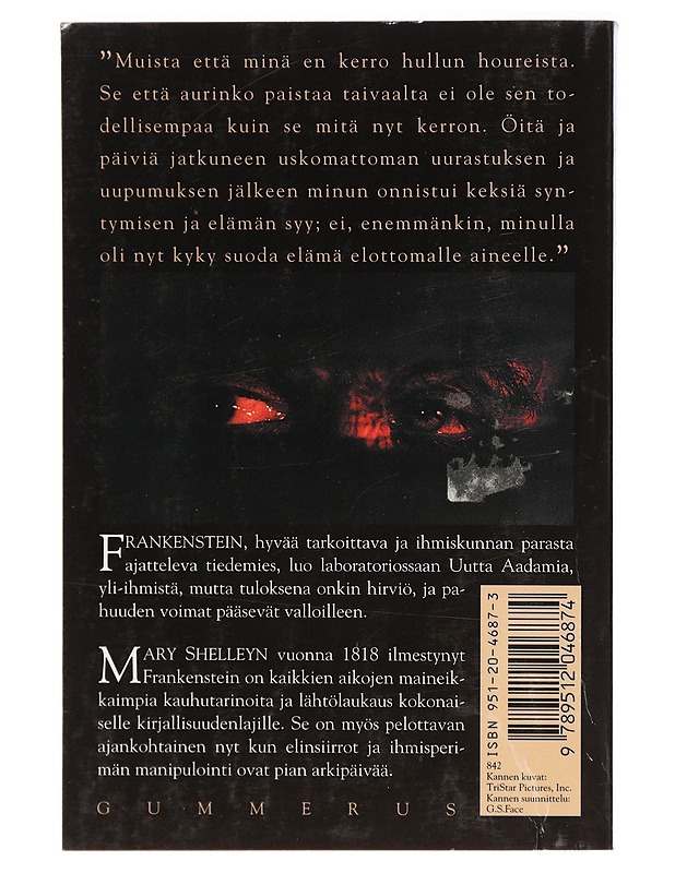 Frankenstein : uusi Prometheus - Shelley, Mary - Fantasia- ja scifi - 10105434495 - 1