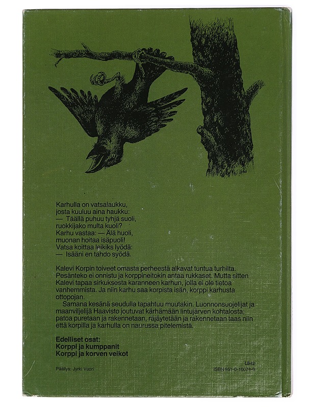 Korppi ja Korpin Poika - Jukka Parkkinen - Lastenkirjat - 10105434496 - 1