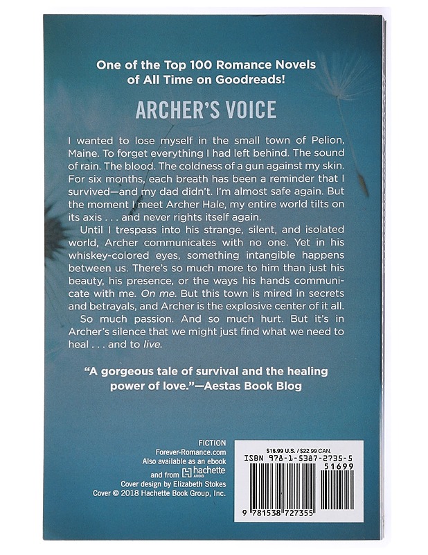 Archer's Voice - Mia Sheridan - Romaanit ja novellit - 10105434500 - 1