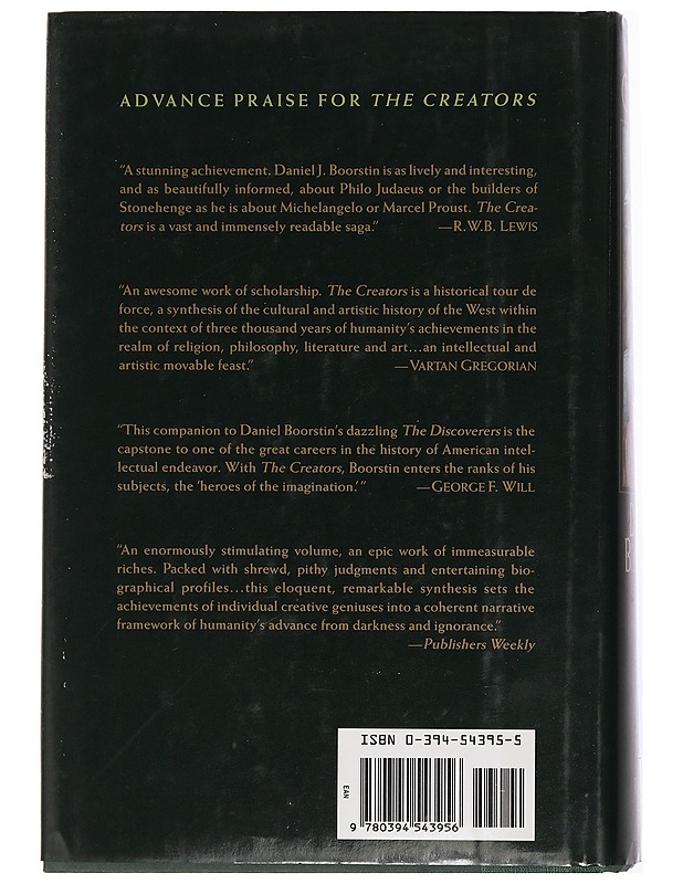 The creators : a history of heroes of the imagination - Daniel J. Boorstin - Historiakirjat - 10105434504 - 1
