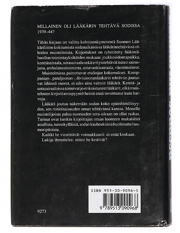Lääkärinä sodassa - Kaprio, Leo - Elämäkerrat ja muistelmat - 10105434516 - 1
