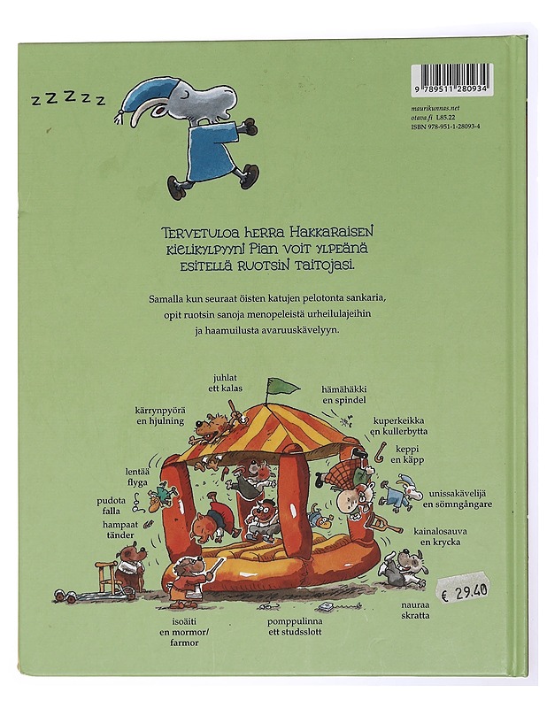 Hullunkurinen kuvasanakirja : suomi-ruotsi - Mauri Kunnas - Tietokirjat - 10105434522 - 1