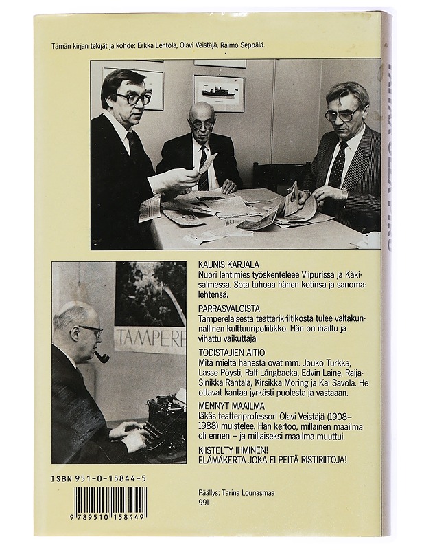 Taitaa olla piru : Olavi Veistäjän elämä ja teatteri - Seppälä, Raimo - Elämäkerrat ja muistelmat - 10105434521 - 1