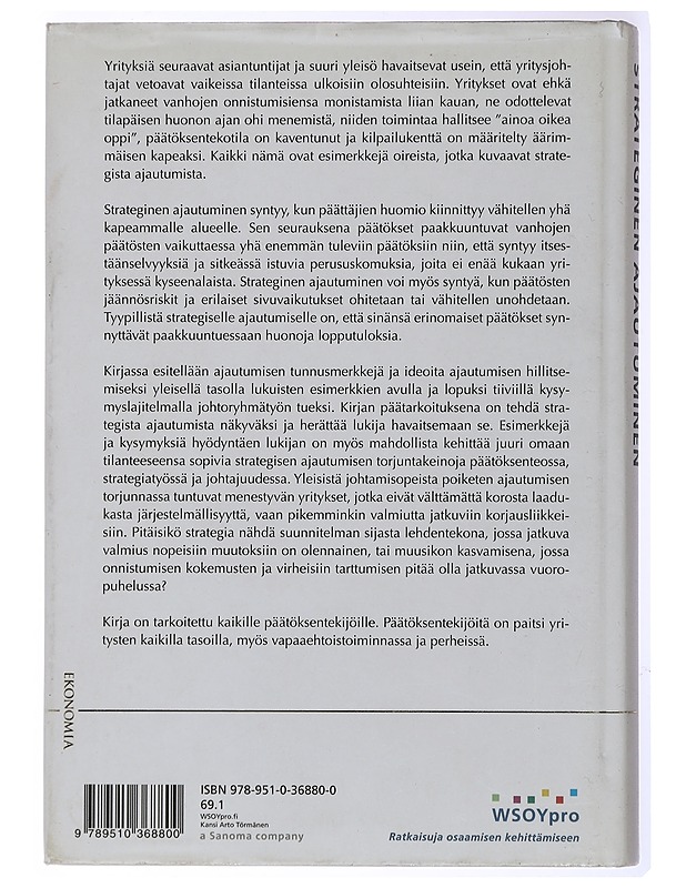 Strateginen ajautuminen - Temmes, Armi - Tietokirjat ja oppaat - 10105434558 - 1