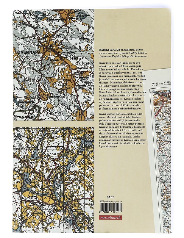 Kielletyt kartat. 2b, Luovutetun Karjalan kylät ja tilat - Pekkanen, Risto - Tietokirjat - 10105434581 - 1