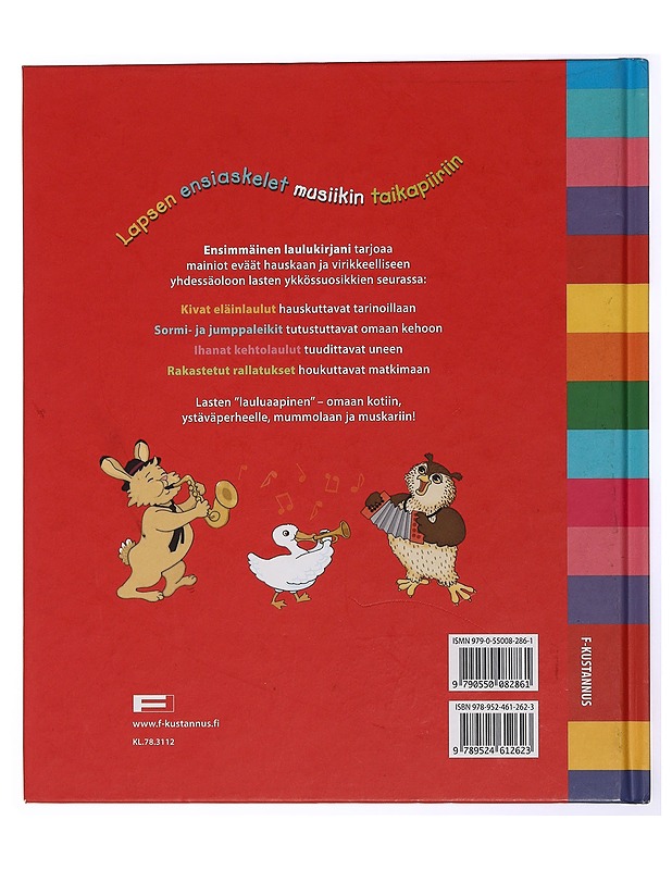 Ensimmäinen laulukirjani - Kari, Virpi - Lastenkirjat - 10105434586 - 1