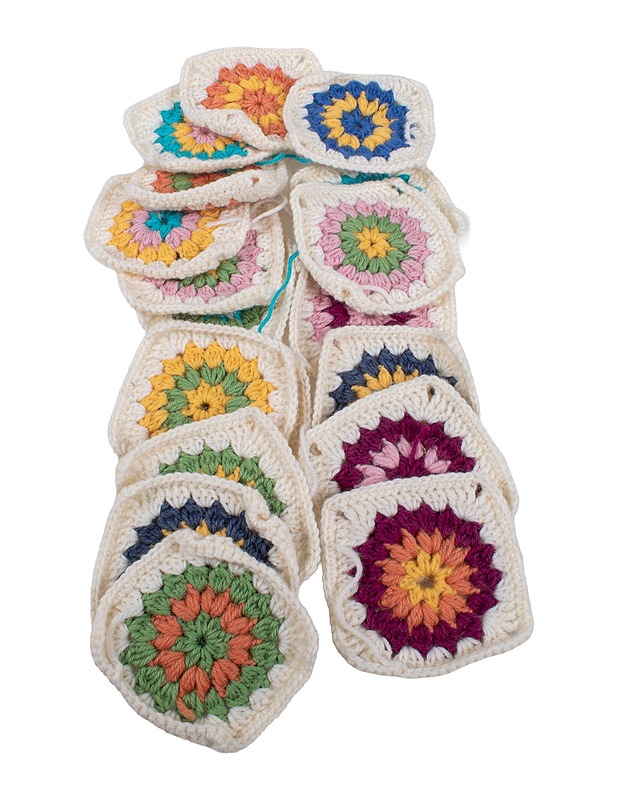 Virkattu kukka, 18 kpl - Käsityö - 10105434592 - 0