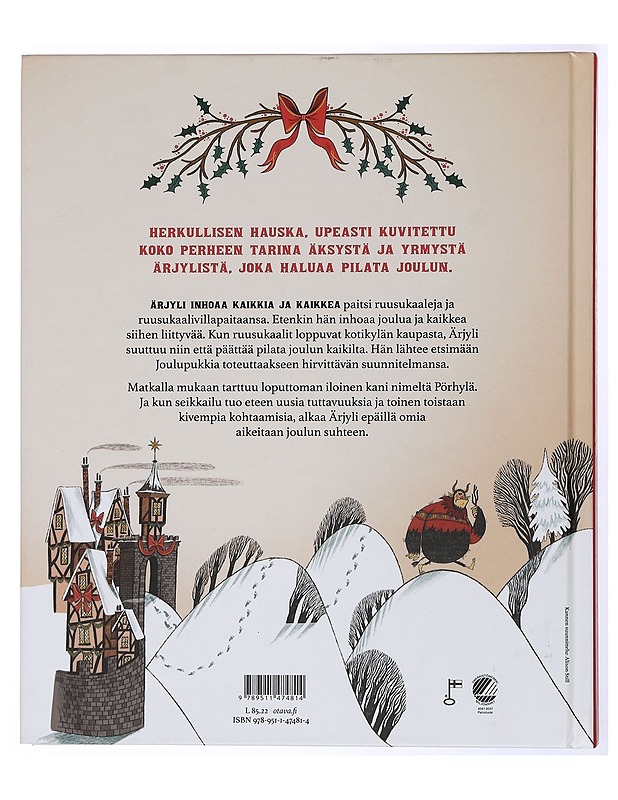Ärjyli ja kauhean kammottava joulu : kuvitettu joulutarina lapsille ja tietysti myös ärjyleille - Smith, Alex T. - Lastenkirjat - 10105434601 - 1