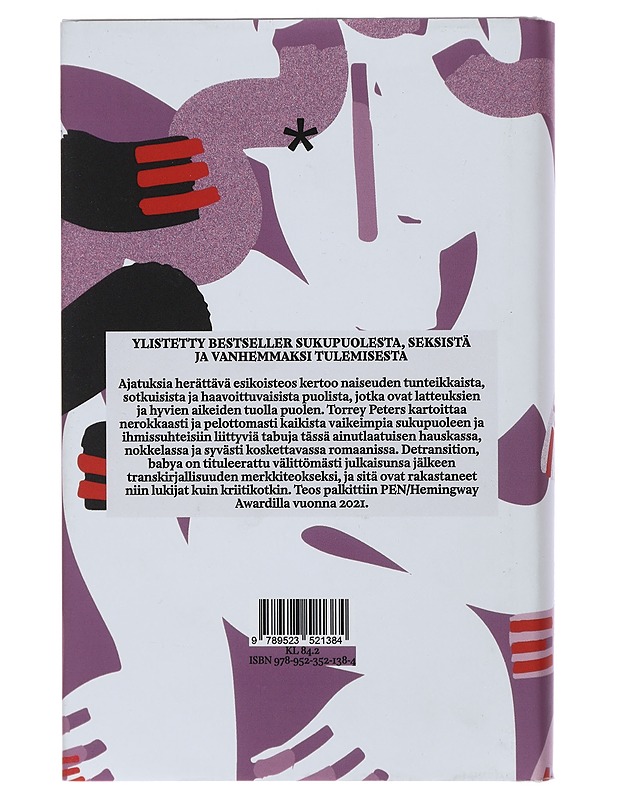 Detransition, baby - Peters, Torrey - Romaanit ja novellit - 10105434636 - 1