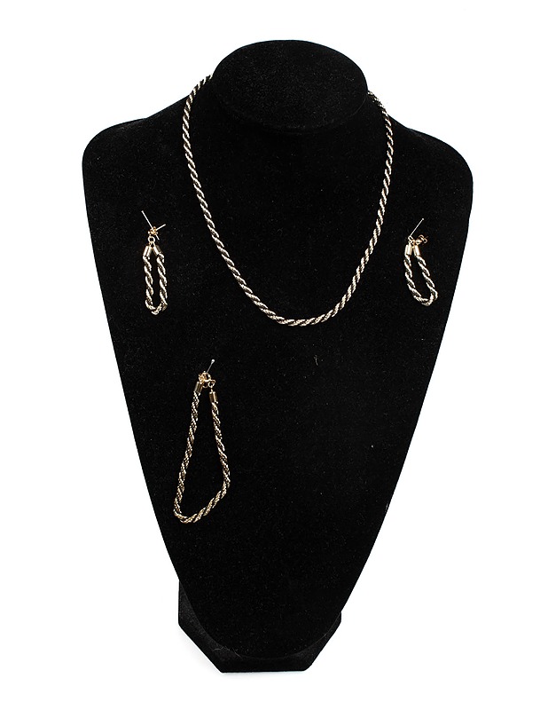 Kullattu köysiketju korusetti - Korut - 10105434653 - 0