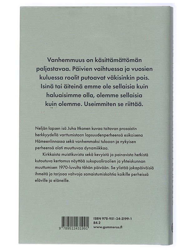 Teoriani perheestä - Juha Itkonen - Elämäkerrat ja muistelmat - 10105434649 - 1