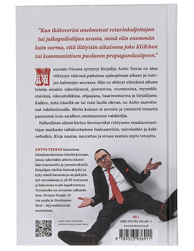 Valheellinen elämä - Antto Terras - Elämäkerrat ja muistelmat - 10105434683 - 1