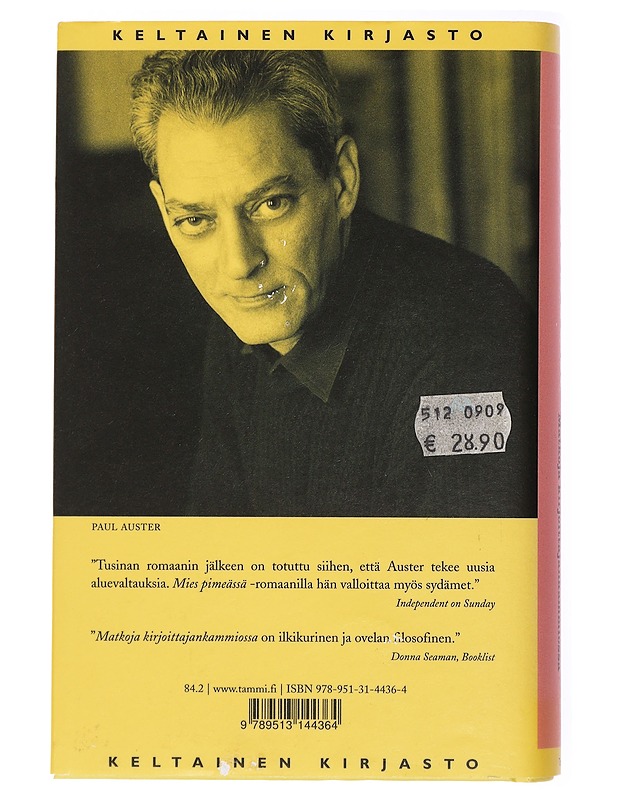 Mies pimeässä ; Matkoja kirjoittajankammiossa - Auster, Paul - Romaanit ja novellit - 10105434694 - 1