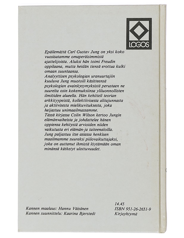 Piilotajunnan valtias C. G. Jung - Wilson, Colin - Elämäkerrat ja muistelmat - 10105434699 - 1