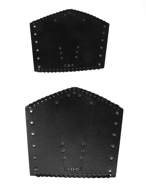 Mustat nahkaiset käsivarsisuojat - Korut - 10105434730 - 1