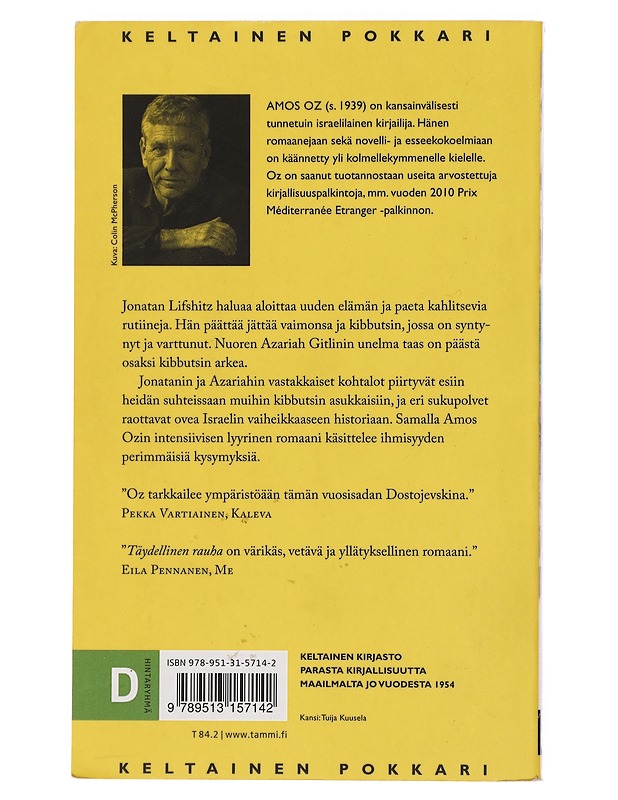 Täydellinen Rauha - Oz, Amos - Romaanit ja novellit - 10105434729 - 1