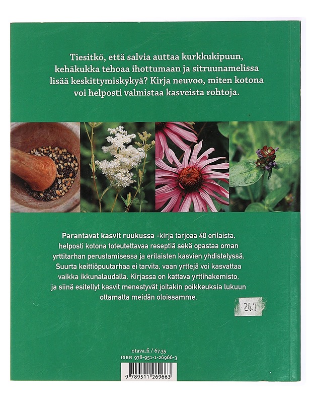 Parantavat kasvit ruukussa - McIntyre, Anne - Harrastekirjat - 10105434749 - 1