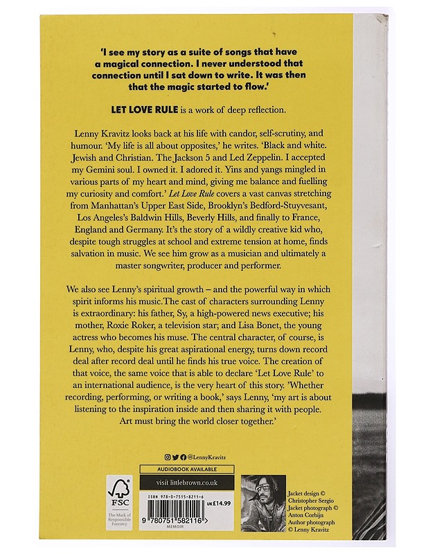 Let Love Rule - Lenny Kravitz - Romaanit ja novellit - 10105434756 - 1