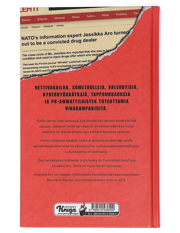 Putinin trollit : tositarinoita Venäjän infosodan rintamilta - Jessikka Aro - Tietokirjat ja oppaat - 10105434760 - 1
